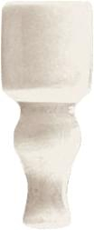 Ceramiche Grazia Epoque Angoli Finale Bianco Craquele 3x6