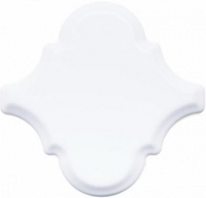 Adex Renaissance Arabesco Biselado Snow Cap 15x15