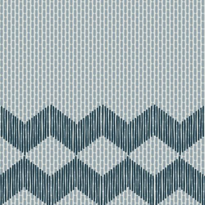 Mutina Tape Zigzag Half Blue 20.5x20.5