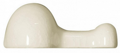 Adex Modernista Angulo Moldura Lisa Pb CC Marfil 5.1x2.7