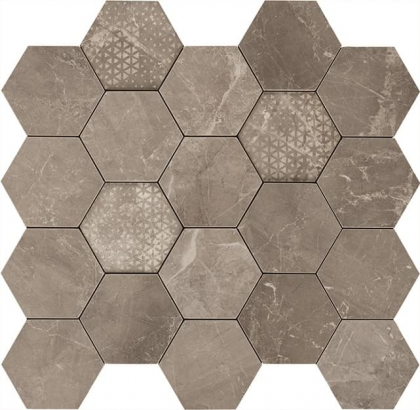Piemme Valentino Majestic Hexagon Supreme Grey Lev 34x36