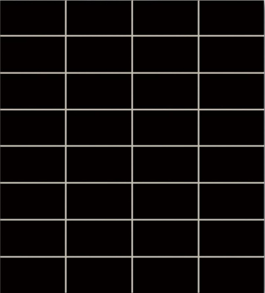 Tubadzin Colour Mozaika Black 29.5x32.7