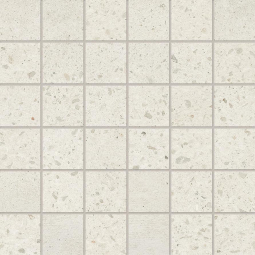 ABK Downtown Mosaico Quadretti Ivory Rett 30x30