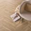 Emil Ceramica Sleek Wood Beige Chevron 11x54