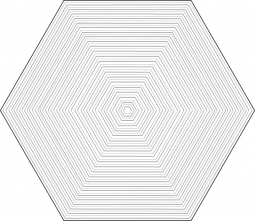 Tubadzin Cielo E Terra Dekor Beige Geometry 1 Mat 10 mm 19.2x22.1