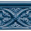 Adex Modernista Relieve Bizantino CC Azul Oscuro 7.5x15