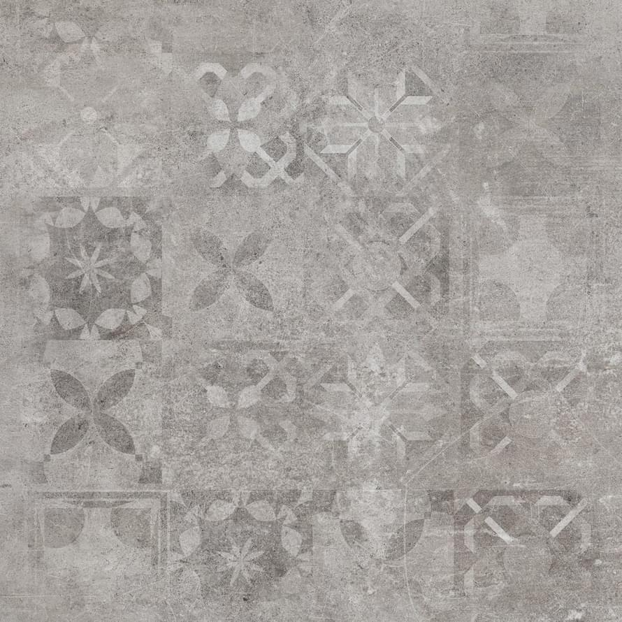 Cerrad Softcement Silver Poler Decor Patchwork 59.7x59.7