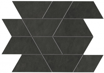Atlas Concorde Prism Graphite Mosaico Maze Silk 31x35.7