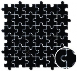 Diffusion Galets Japonais Puzzle Noir 30x30