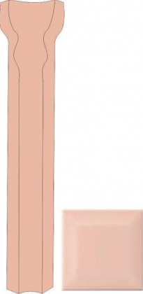 Diffusion Metro Paris Special Angle Interieur Plinthe Lilloise Baby Pink Mat 115 2.5x15