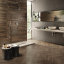 Emil Ceramica Sleek Wood Mohogany Chevron 11x54