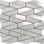 Impronta Italgraniti Lux Experience Grigio Versilia Mosaico Esagona Allungato Mix 25.5x29.5