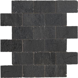 Impronta Italgraniti Up Stone Black Muretto A Spacco 30x30