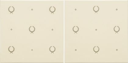 Original Style Artworks Colonial White Laudatory Wreath 15.2x30.4