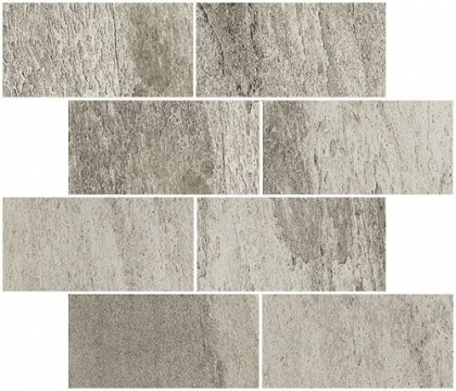 Casa Dolce Casa Flagstone 2.0 Grey Naturale Muretto Sfalsato 30x30