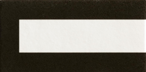 Mutina Mattonelle Margherita Frame Black Anti-Slip 20.5x10.1