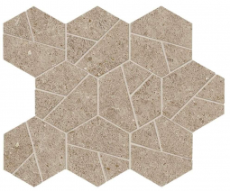 Atlas Concorde Boost Stone Clay Mosaico Hex 25x28.5