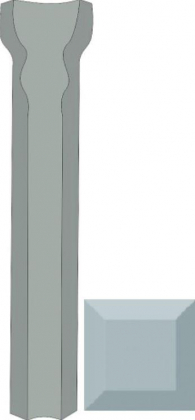 Diffusion Metro Paris Special Angle Interieur Plinthe Lilloise Bleu Glacier Mat 111 2.5x15