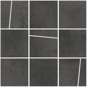 La Fabbrica Hurban Graphite Quadrotto Intarsio 30x30