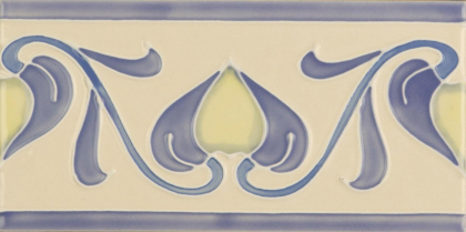 Original Style Artworks Colonial White Lilium Border 7.6x15.2