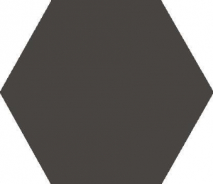 Original Style Victorian Floor Tiles Black Hexagon 12.7x12.7