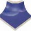 VitrA Pool Ral 2307015 Blue Down Out External Corner Glossy 4x5.5