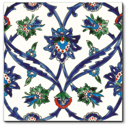 Diffusion Doremail Orientaux Carreau Izmir Bleu 20x20