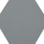 TopCer Базовая Плитка Medium Grey Hex 10x10