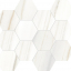 Rondine Canova Lasa White Mosaico Esagona 35x30.3
