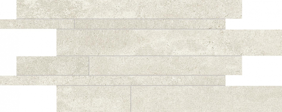 Provenza Re-Play Concrete Listelli Sfalsati Recupero White 30x60