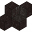 Atlas Concorde Marvel Stone Nero Marquina Mosaico Esag. Lapp. 30x35