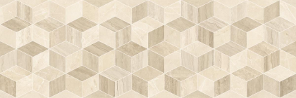 Ragno Imperiale Decoro Tangram Travertino 30x90