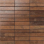 Apavisa Metal Copper Lappato Mosaic 2.5x10 29.75x29.75