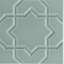 Adex Neri Liso Star Sea Green 15x15
