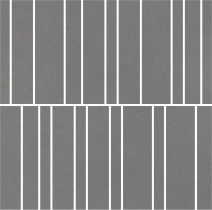 Impronta Italgraniti Nuances Antracite Mosaico Listelli Strideup 30x30