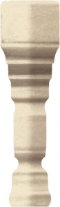 Ceramiche Grazia Epoque Angoli Terminale Deco Ivory Craquele 2x12