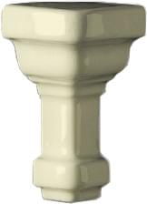 Ceramiche Grazia Essenze Angoli Esterno Parete Capitello Felce Craquele 3x7.5