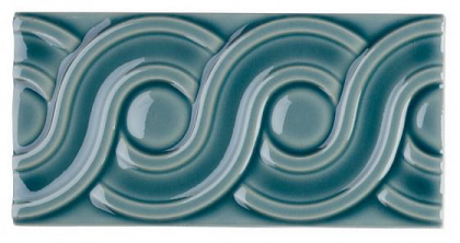 Adex Modernista Relieve Clasico CC Gris Azulado 7.5x15