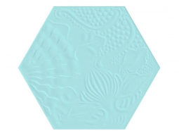 Diffusion Hexagon Gaudi Aqua 22x25