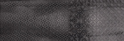 Arcana Aquarelle Murale Nero 25x75