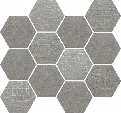 Rondine Loft Grey Mosaico Esagona 35x30.3