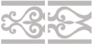 Petracers Gran Gala Vogue fascia bianco A+B 31.5x63