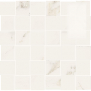 Panaria Trilogy Mosaico Calacatta White Lux 30x30