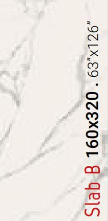 Ava Marmi Statuario Splendente Slab B Lappato Rettificato 160x320