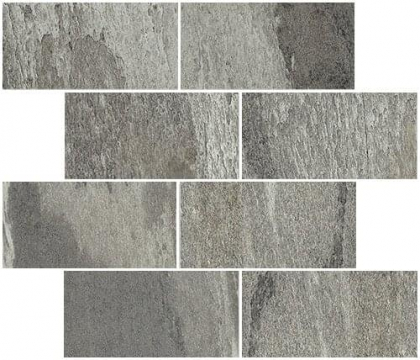 Casa Dolce Casa Flagstone 2.0 Plomb Glossy Muretto Sfalsato 30x30