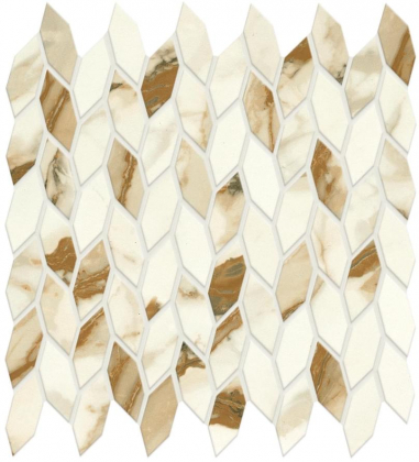 Atlas Concorde Marvel Shine Calacatta Imperiale Mosaico Twist Shiny 30.5x30.5