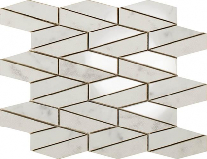 Impronta Italgraniti Lux Experience Taj Mahal Mosaico Esagona Allungato Mix 25.5x29.5