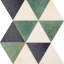 Domino Ceramika Margot Green Mosaico 25.8x32.8