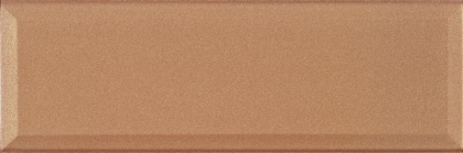 Absolut Keramika Monocolor Biselado Decor Glass Brown 10x30