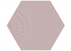 Diffusion Hexagon Gaudi Pink 22x25